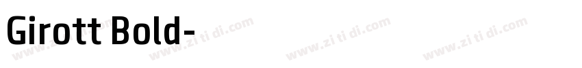 Girott Bold字体转换